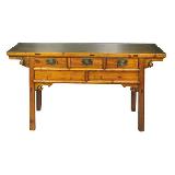 Antique Furniture-Shuichang 3 Drawers Tables